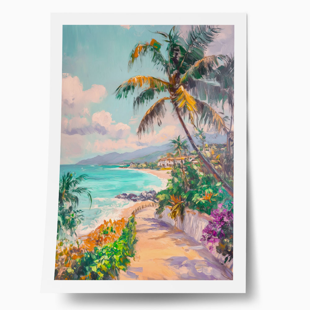 Poster VINTAGE PASTEL BEACH 3