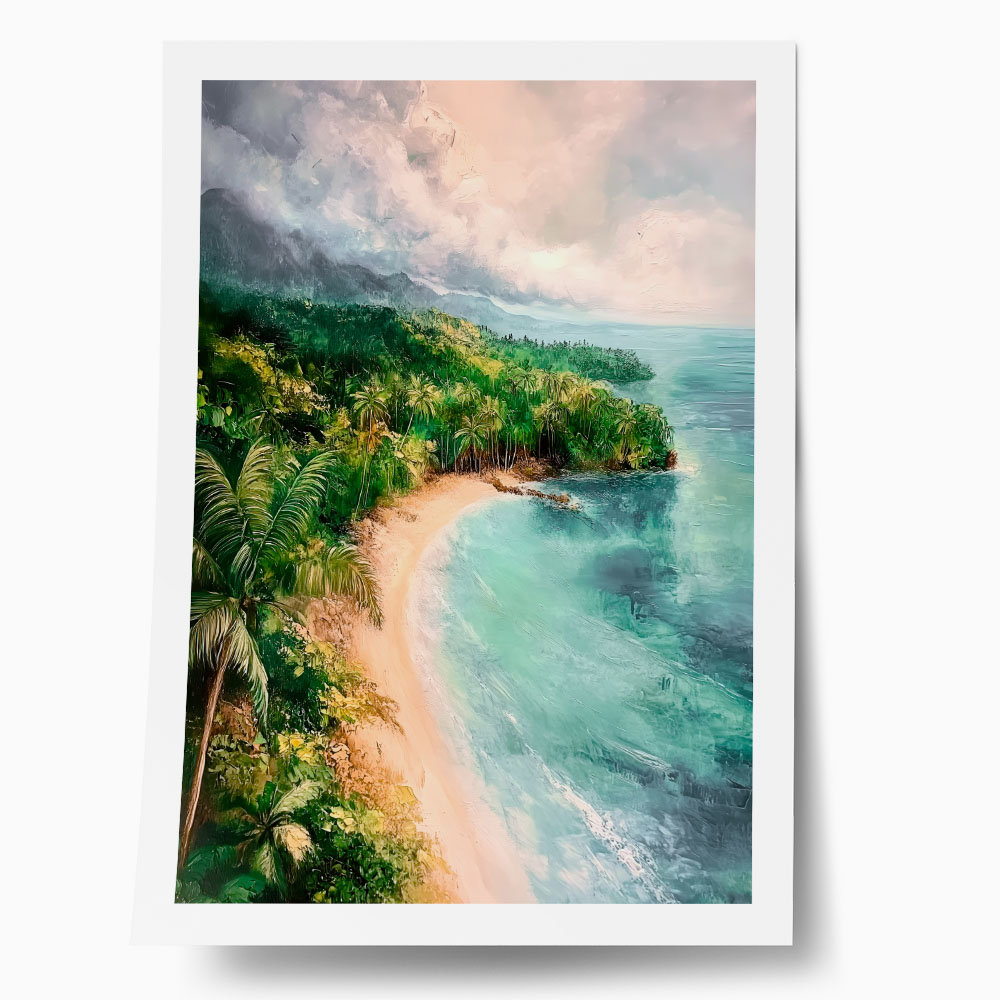 Poster VINTAGE PASTEL COAST 2