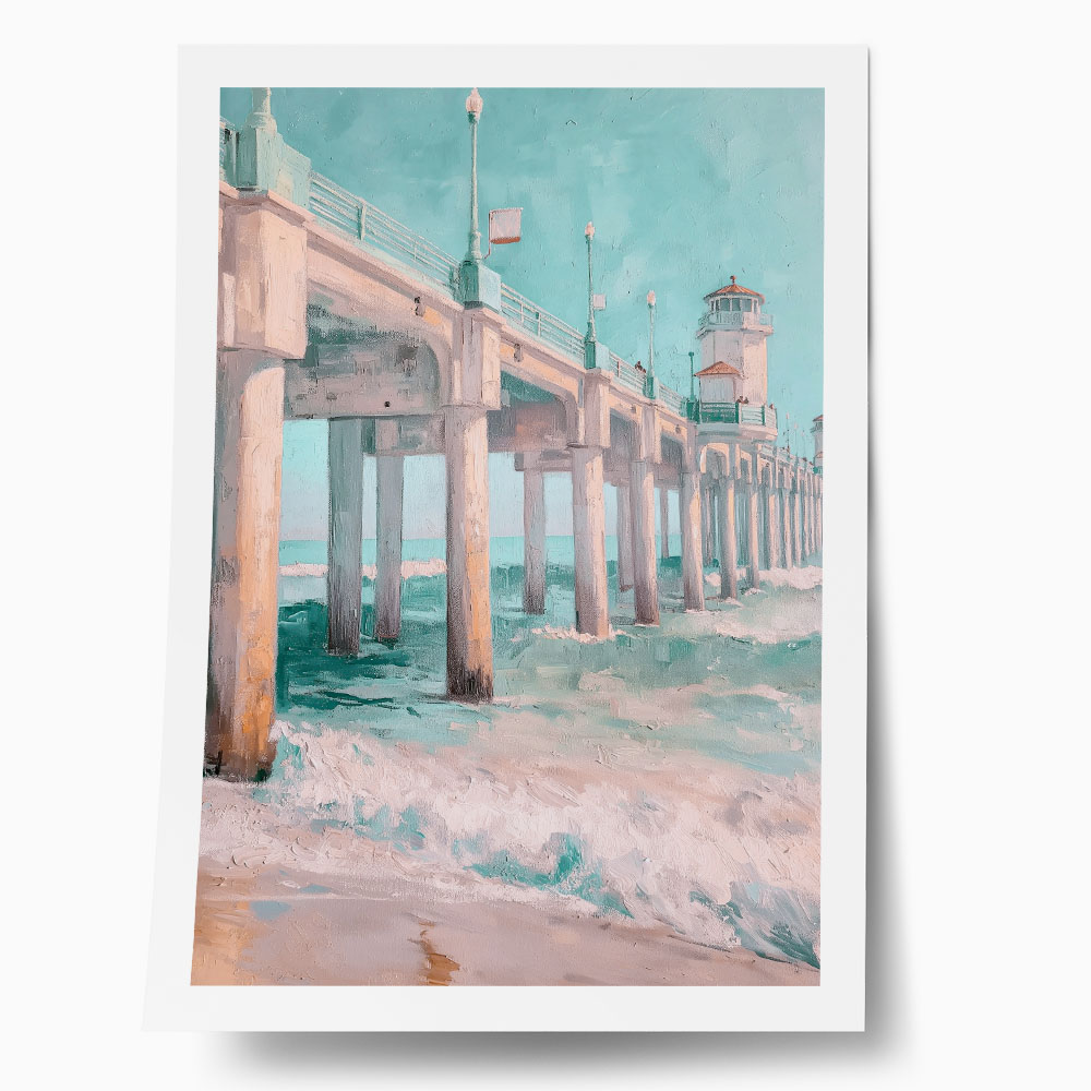 Poster VINTAGE PASTEL PIER 2