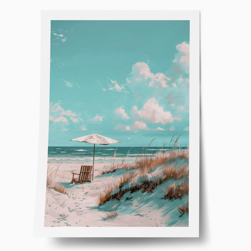 Poster VINTAGE PASTEL UMBRELLA 2