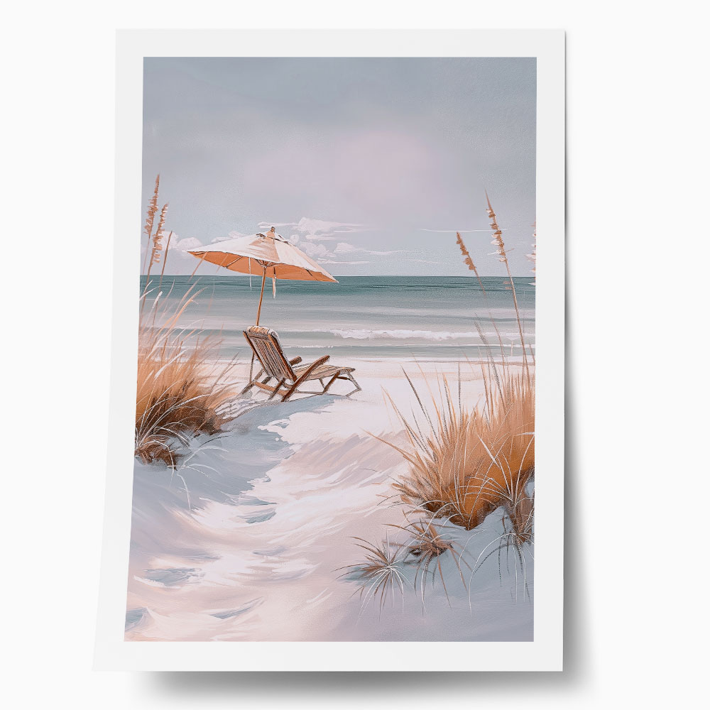 Poster VINTAGE PASTEL UMBRELLA 3