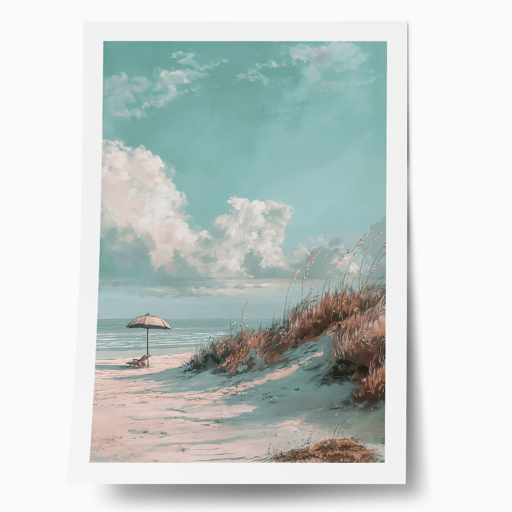 Poster VINTAGE PASTEL UMBRELLA 8