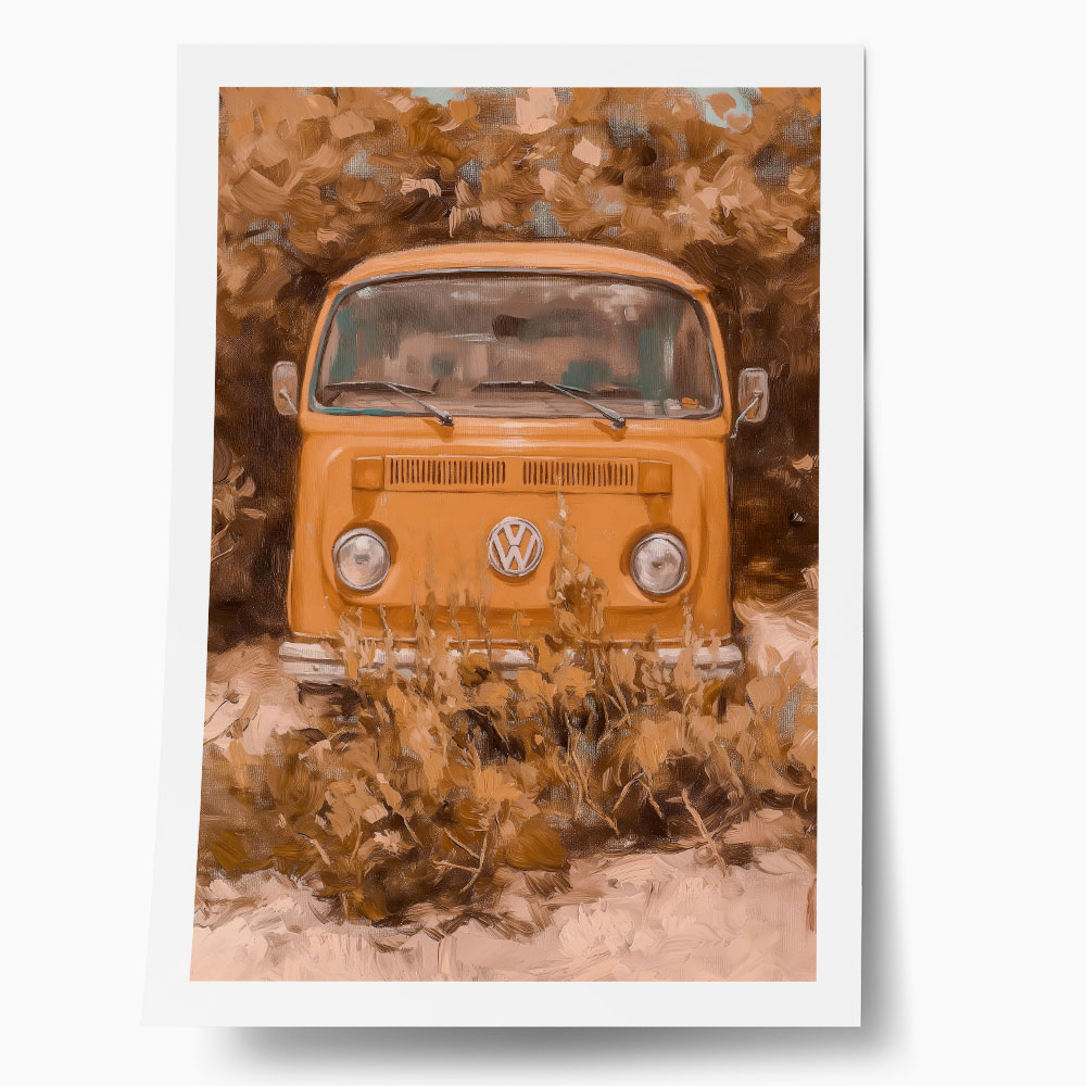 Poster VINTAGE PASTEL VAN